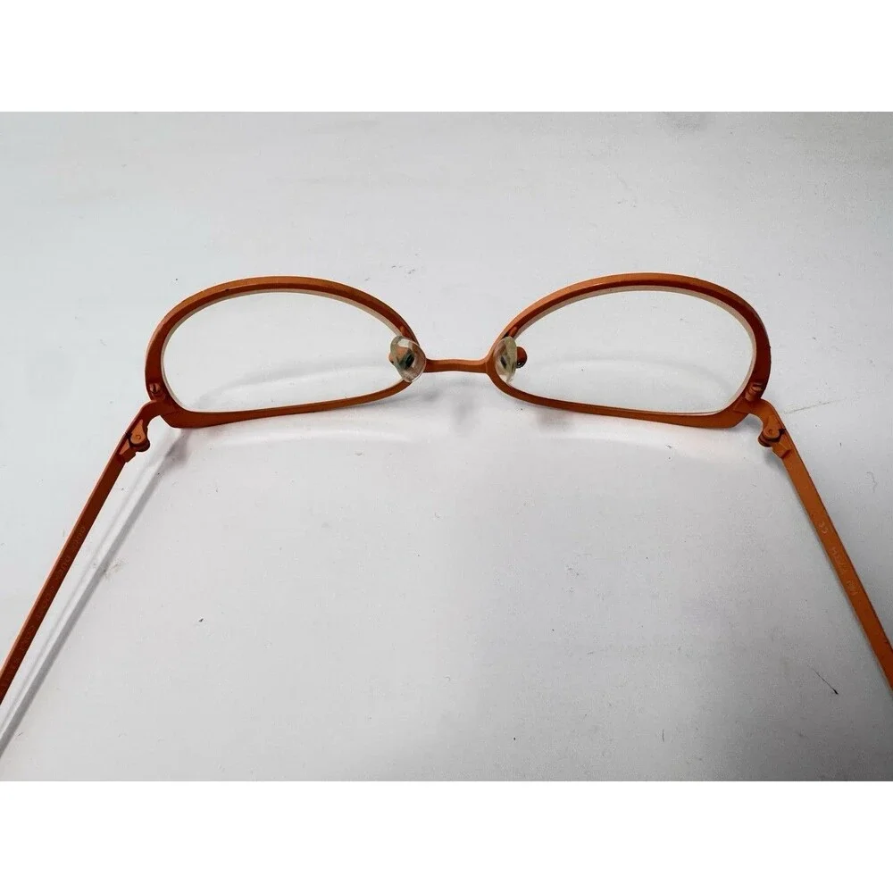 NW 77th Duck GOOZE Eyeglass Frames Only 51-17-140 Burgundy Orange